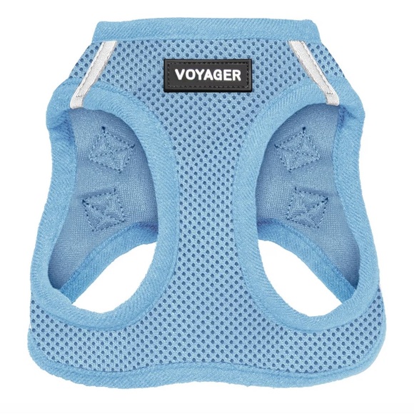 Baby Blue Breathable Mesh Step In Dog Harnesses, 2 available size M - Picture 2 of 12